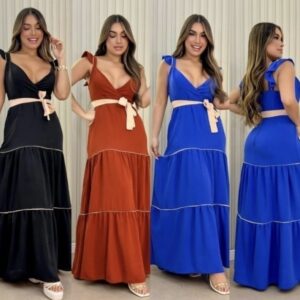 Vestido com Laço
